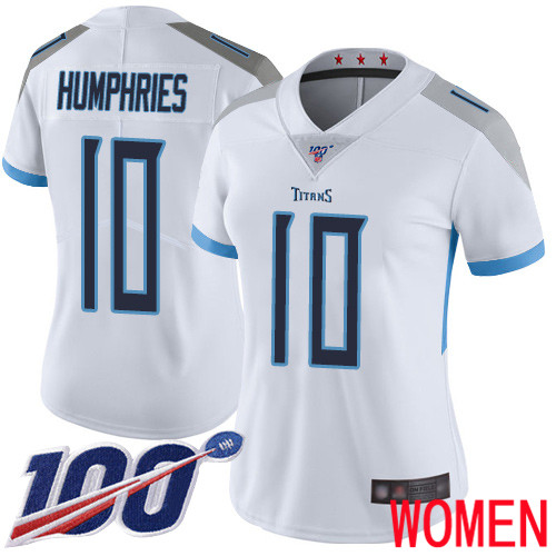 Tennessee Titans Limited White Women Adam Humphries Road Jersey NFL Football #10 100th Season Vapor Untouchable->youth nfl jersey->Youth Jersey